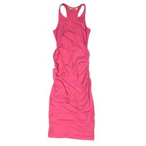Michael Stars Barbiecore Pink Bodicon Midi Dress